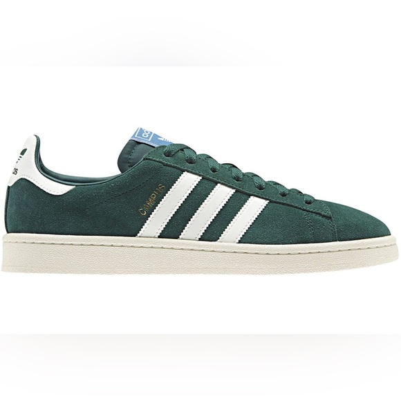 adidas Other - Adidas Campus Men’s Green White Size 12 Suede